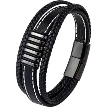 Náramek Pánský kožený náramek Edward