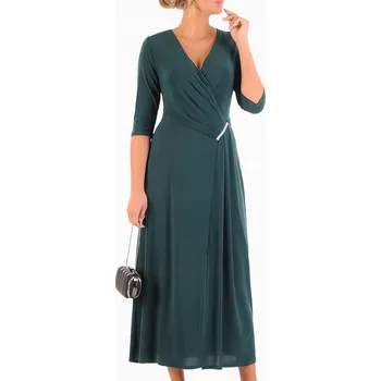 Dámské šaty Klasické maxi koktejlové šaty Carla Moreno , velikost 44