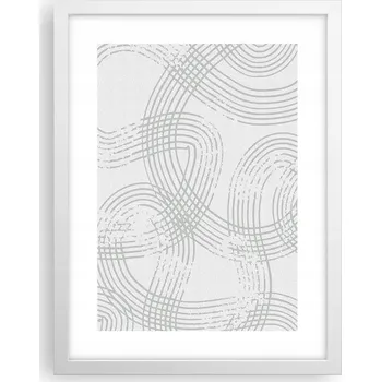 Obraz Obraz plakát v bílém rámu do obýváku 30x40 minimalismus plakáty na zeď