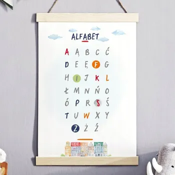 Plakát Plakát Abeceda Město Barevné Domy A4 (21 x 29,7 cm)