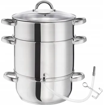 Hrnec Odšťavňovač Florina 5 l, stříbrný