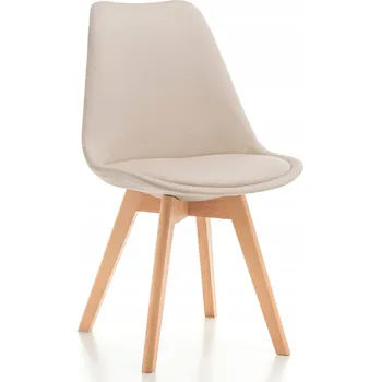 Jídelní židle SKANDINÁVSKÁ ŽIDLE S POLŠTÁŘEM DUBLIN, VELUROVÁ