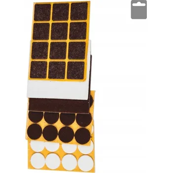 Podložka pod nábytek Filcové podložky pod nábytek obdélníkové 16x92 mm - bílé