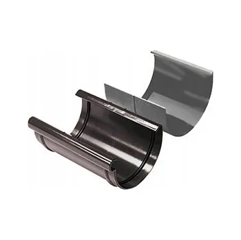 okap SPOJKA OKAPU s vložkou Ø130 HNĚDÁ PVC Kanion Wavin