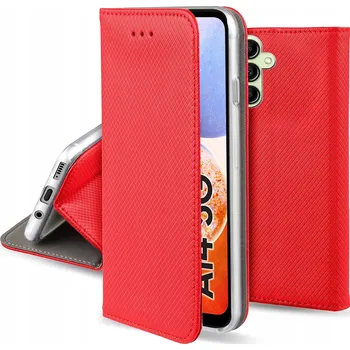 Pouzdro na mobilní telefon Flipové pouzdro Hero Case pro Samsung Galaxy A14 5G červené