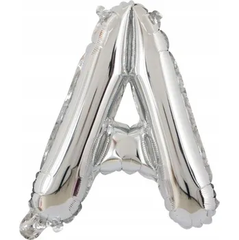 Balónek Fóliový balónek Písmeno "A" stříbrný