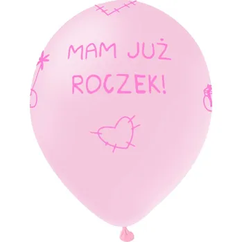 Balónek Balónek k 1. Narozeninám pro Holčičku, 30 cm