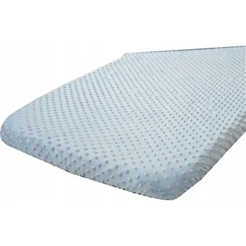 Prostěradlo PROSTĚRADLO MINKY S GUMOU DO POSTÝLKY 120X60 NA MATRACE PRO NOVOROZENCE