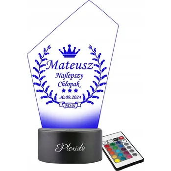 Lampička Plexido vícebarevná Noční lampa