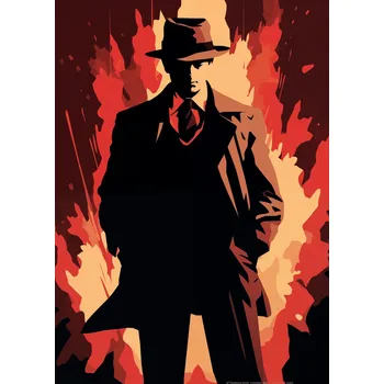 Plakát Plakát Tajemný Detektiv bez rámu 50 x 70 cm