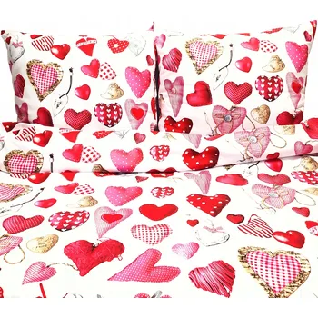 Povlečení Povlečení VALENTÝNSKÉ 160x200+2*70x80