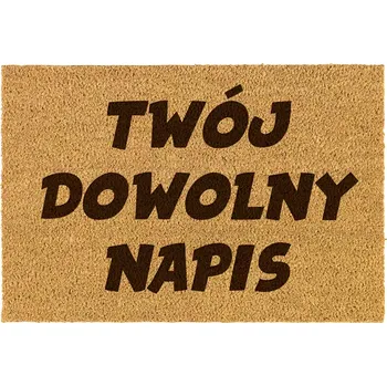 Rohožka ROHOŽKA PŘED DVEŘE Kokosová Vtipná 40x60 Tvůj Vlastní Nápis
