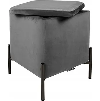 Taburet Čalouněná Taburet Leitmotiv, šedá