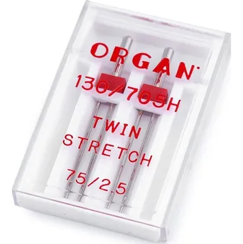 Dvojjehla Organ Strech 705H vel. 75, rozteč 2.5