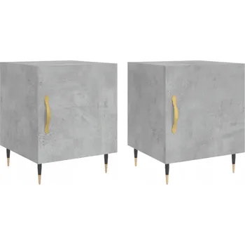 Noční stolek Noční stolek betonový 40x40x50 cm, šedý