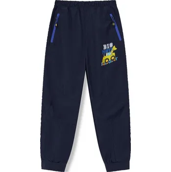 Chlapecké kalhoty Chlapecké manšestrové kalhoty Wolf T2552 tmavě modré bagr