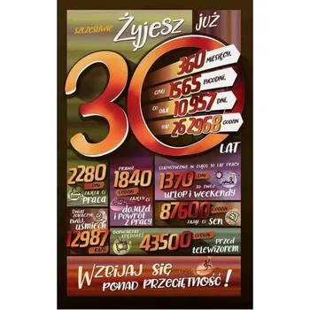 AB Card Přání k 30. narozeninám AB ST01