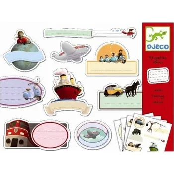 kreativní sada Sada samolepek - Vozidla DJECO