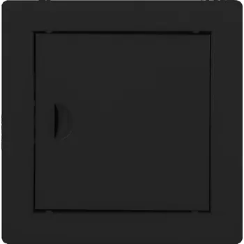 Obraz REVÍZNÍ DVÍŘKA KOVOVÁ ČERNÁ 15x15 ZÁPADKA