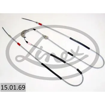 Lanko parkovací brzdy Tažné lanko, parkovací brzda LINEX 15.01.69