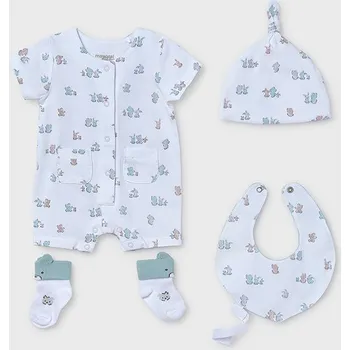 Letní komplet overal, čepice, ponožky Mayoral 9910 Rozměr: 12 měsíců, 80 cm