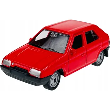 autíčko Škoda Favorit Welly červená 1:60