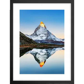 Obraz Obraz plakát v černém rámu do obýváku 30x40 krajiny plakáty na zeď