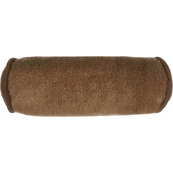 Polštář Babička Ovečková Polštář válec z velbloudí a ovčí vny merino hnědá, délka 50 cm