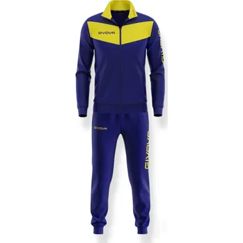 Souprava GIVOVA VISA, barva 0407 tmavě modrá - žlutá, velikost M