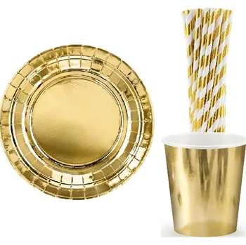 Party nádobí Talíře Go party 18 cm 22 ks