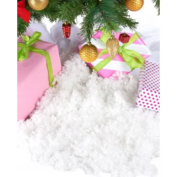 Vánoční dekorace Umělý Sníh Bílý Prach pro Dekorace na Vánoce Sypký Ozdobný