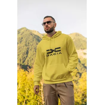 Pánská mikina Pánská mikina s logem Dacia Barva: Žlutá, Velikost: S