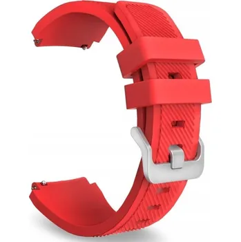 Řemínek na hodinky Univerzální 22mm červený řemínek e-smart24