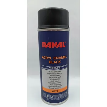 Barva ve spreji Akrylový lak Ranal černý 400 ml