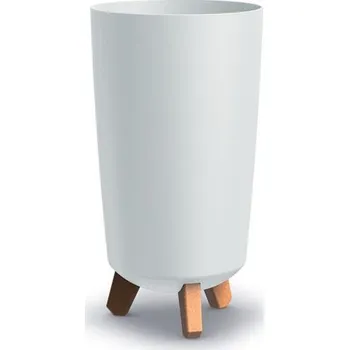 Květináč Květináč GRACIA TUBUS SLIM bílý 19,5cm