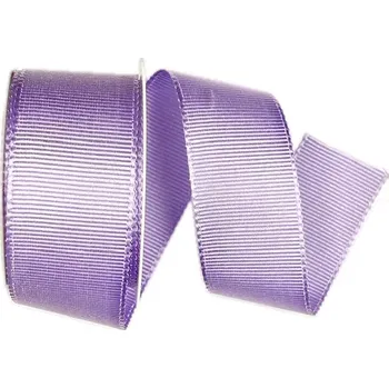 Stuha Stuha rypsová ELEGANCE LAVENDER lila 40mm x 2m (11,- Kč/m) (Stuha rypsová, široká, barva lila, lesklá, oboustranná)