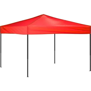 Zahradní stan OMAXI Skládací party stan červený 3 x 3 m 974544
