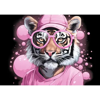 Plakát Plakát Lidský Tygr bez rámu 42 x 29,7 cm