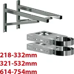 Komíny CZ Příplatek za delší upevnění nerez ø150 - vzdálenost zvolíte v detailu délka: 614-754mm