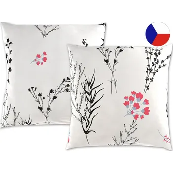 Dekorativní polštářek Bavlněný dekorační polštářek 40x40 EXCLUSIVE Beauty bílé