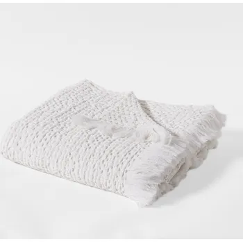 Prostěradlo Přehoz MrTowel bavlna 200 cm x 125 cm bílý