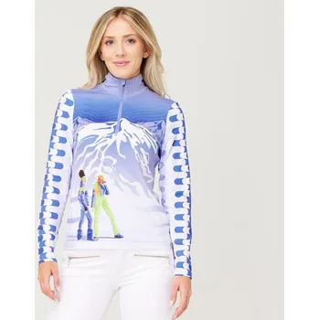 Krimson Klover základní vrstva s 1/4 zipem Mountain Groove Top 2024/2025 Zelená S Dámské