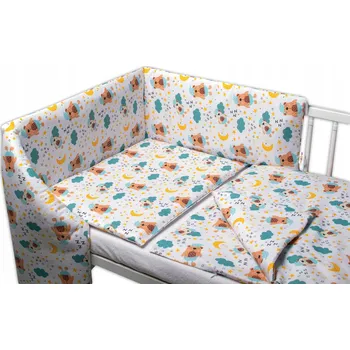 Povlečení Sada povlečení Baby Nellys 90 x 120 cm bílá