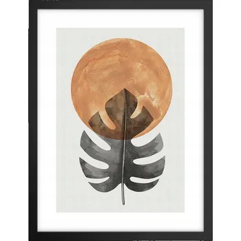 Obraz Obraz plakát v černém rámu do obýváku 30x40 list foto plakáty na zeď