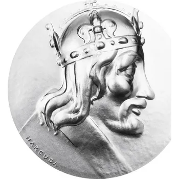 2023 - Stříbrný odražek pětidukátu - Karel IV. - ak. soch. Jiří Harcuba