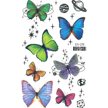 Odstranitelné tetování Smyvatelné tetování pro děti MOTÝLI EH019