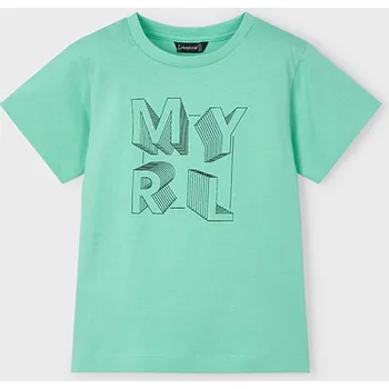 Chlapecké oblečení Chlapecké triko kratký rukáv Mayoral 170-22 mentolové barva: zelená, Rozměr: 110
