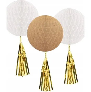 Obraz Dekorativní koule Amscan 9913249 3 ks 30,4 cm