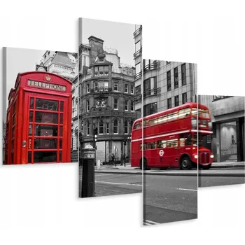 Obraz Vícedílný obraz PANORAMA Londýn 3D 160x100 cm