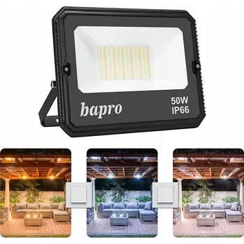 Halogenový LED reflektor 50W IP66 5000 lm 2700-6000 K BAPRO